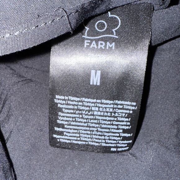 Farm Rio Surreal Flowers Belted Minidress Long Sleeve Puff Sleeve Boho M - Picture 9 of 12